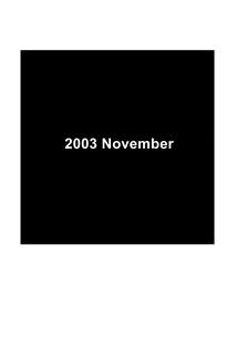 Profilový obrázek - 2003 November