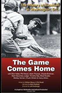 Profilový obrázek - The Game Comes Home: The History of Baseball in Washington, D.C.