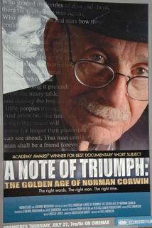 Profilový obrázek - A Note of Triumph: The Golden Age of Norman Corwin