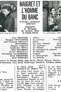 Profilový obrázek - Maigret et l'homme du banc