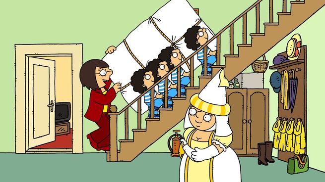 Bílá paní na hlídání